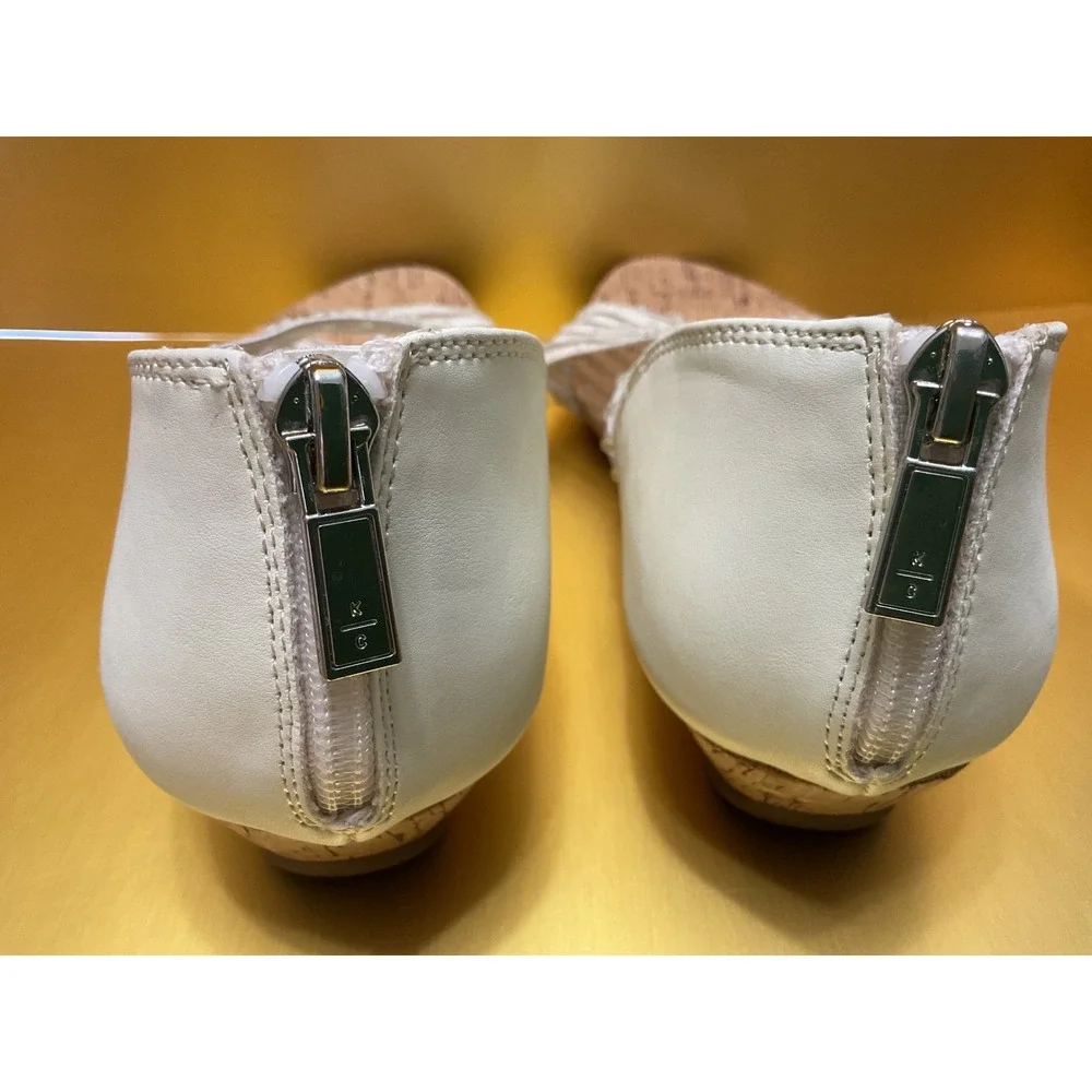 Kenneth Cole Reaction Gigi Jewel White Studded Strappy Wedge Sandals RL25GIJ08
